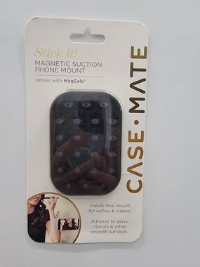 case-mate Magnetic Suction Phone Mount - Black